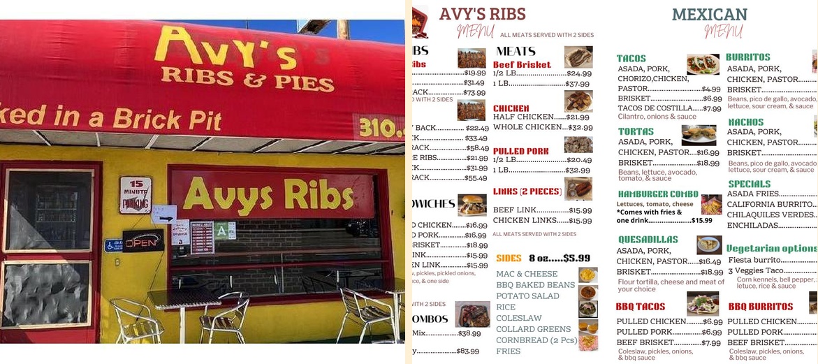Avy's Ribs Marina Del Rey